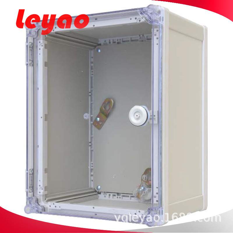 监控电源检修箱 塑料配电箱透明防水箱LY-PTV-604022 600*400*220