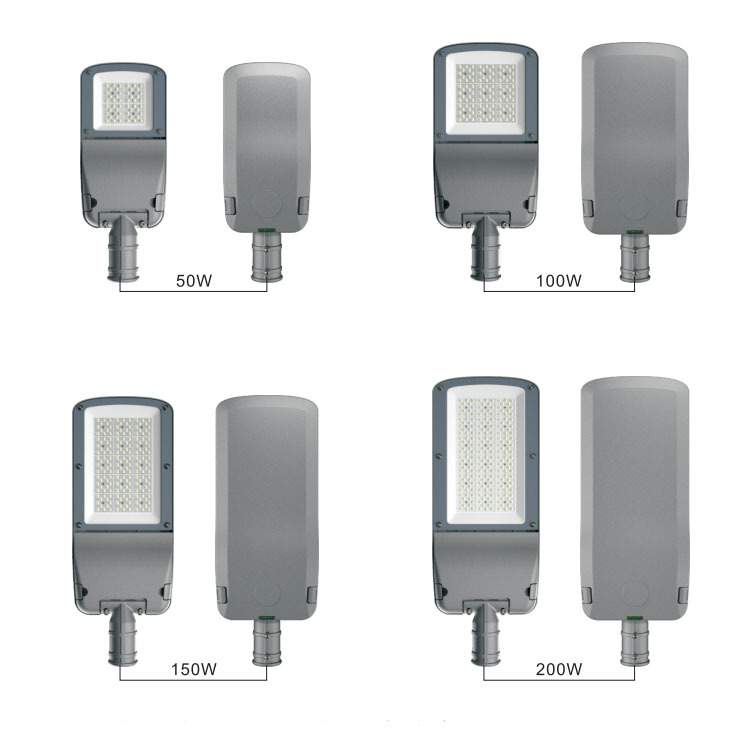 外贸新款压铸路灯 50W100W150W200W300W户外工程市电路灯头
