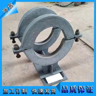 地埋蒸汽管道支吊架埋地平面滑动支吊架隔热瓦块蛭石管托可订制