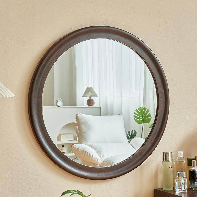圆形复古带框卧室化妆镜客厅墙面装饰壁挂式镜子民宿酒店浴室镜子,农机/农具/农膜,其它农用工具,淘宝优惠券,粉丝福利购,淘宝优惠卷