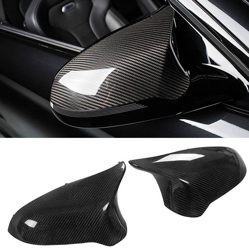 适用于宝马4系F80F82碳纤牛角镜壳F80M3F82M4替换式牛角镜壳