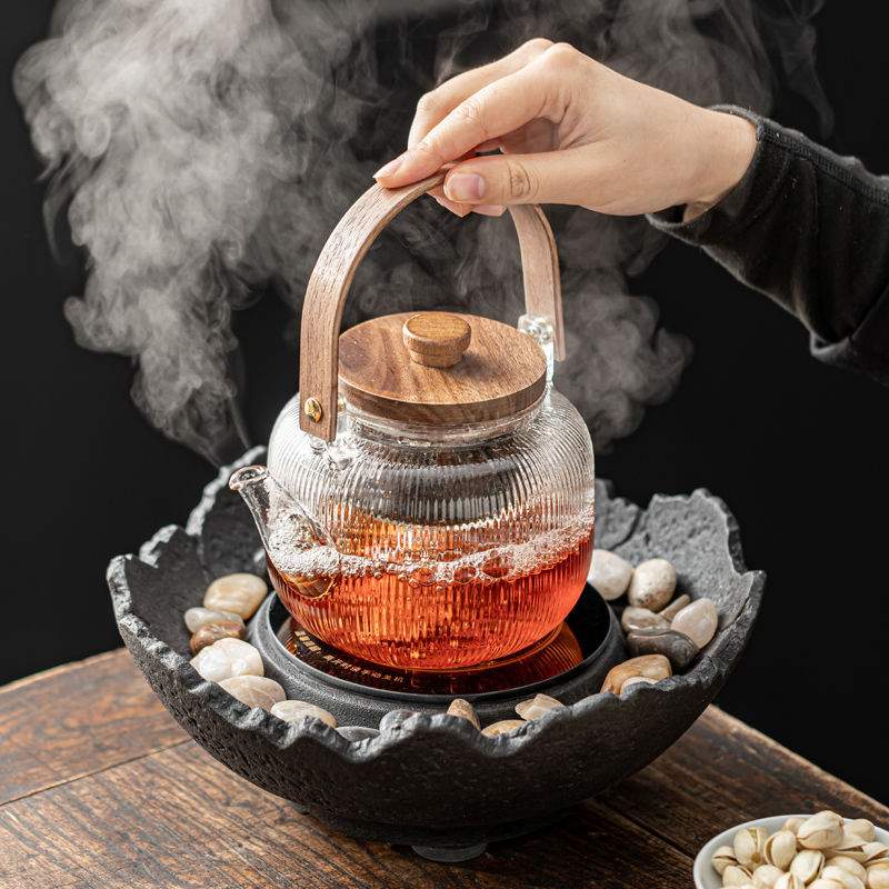 【活动中】围炉煮茶电陶炉家用全套网红烤茶罐罐茶煮茶器玻璃茶壶