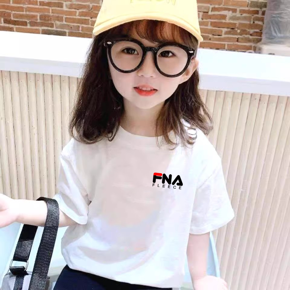 菲乐官方旗舰店正品女童纯棉短袖