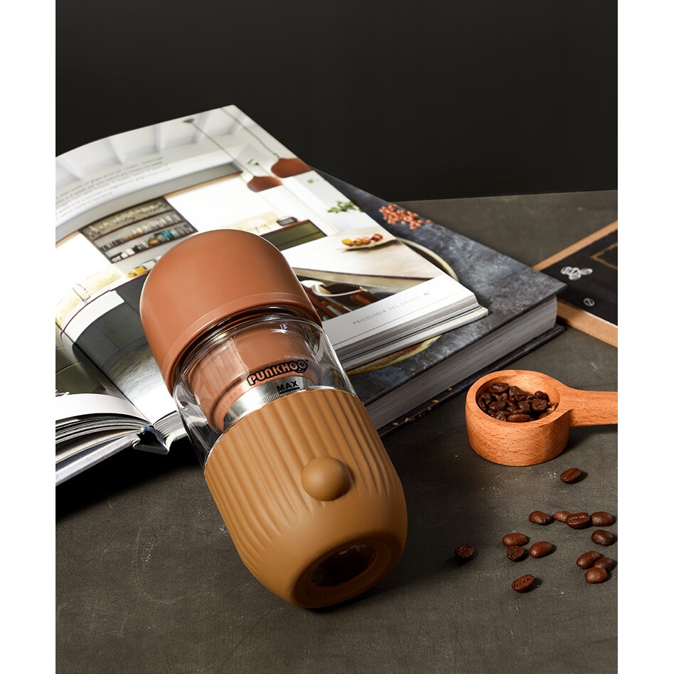 胖虎全自动研磨一体便携式多功能家用办公出差磨豆小型迷你咖啡机