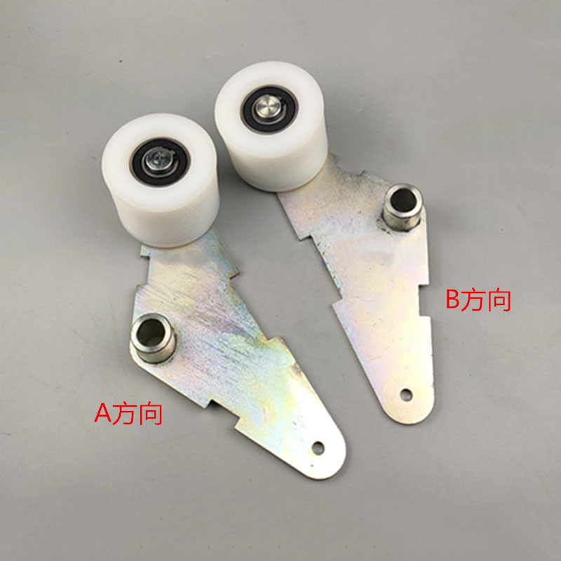 现货速发扶梯配件00多契楔带轮涨紧装置扶手带压轮小三角铁支架总