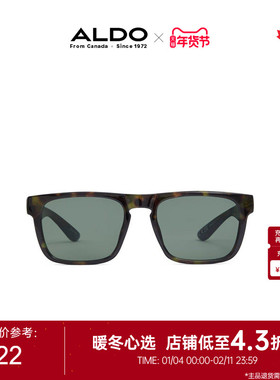 ALDO大方框墨镜太阳眼镜男士多色简约百搭轻奢气质防晒BATF24A06