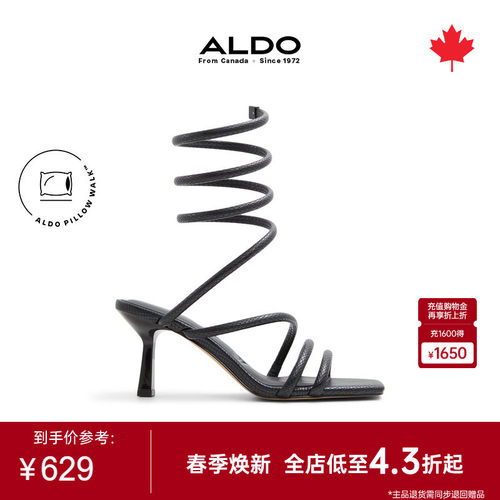 ALDO绑带细高跟女士罗马凉鞋