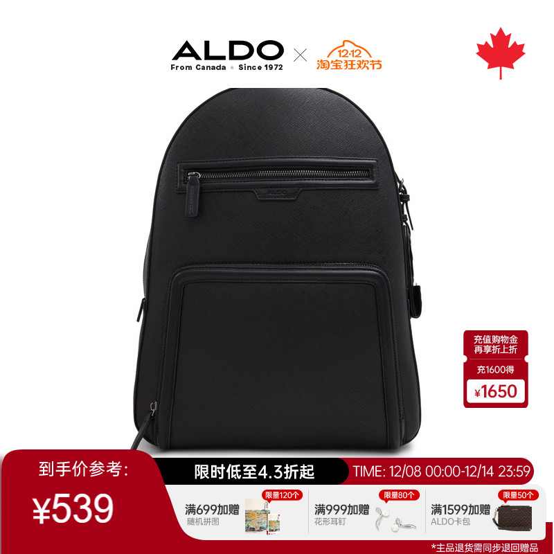 ALDO男双肩包日常通勤高质感百搭