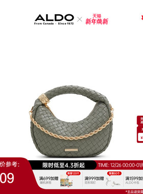 ALDO单肩手提包女士格纹链条设计约会通勤质感高级感AHCS24A76
