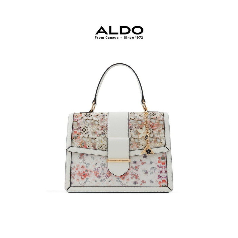 ALDO单肩手提包时尚镂空花卉甜美