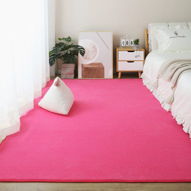 速发珊瑚家短绒房间地毯客厅卧垫床边绒用茶几短毛地室卧室满铺可