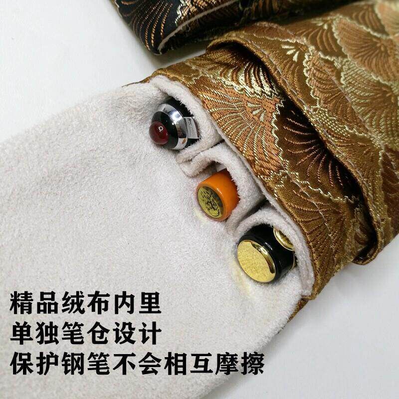 速发采购产品布衣中国风格锦缎铅笔盒,三包,五包钢笔化妆品袋,