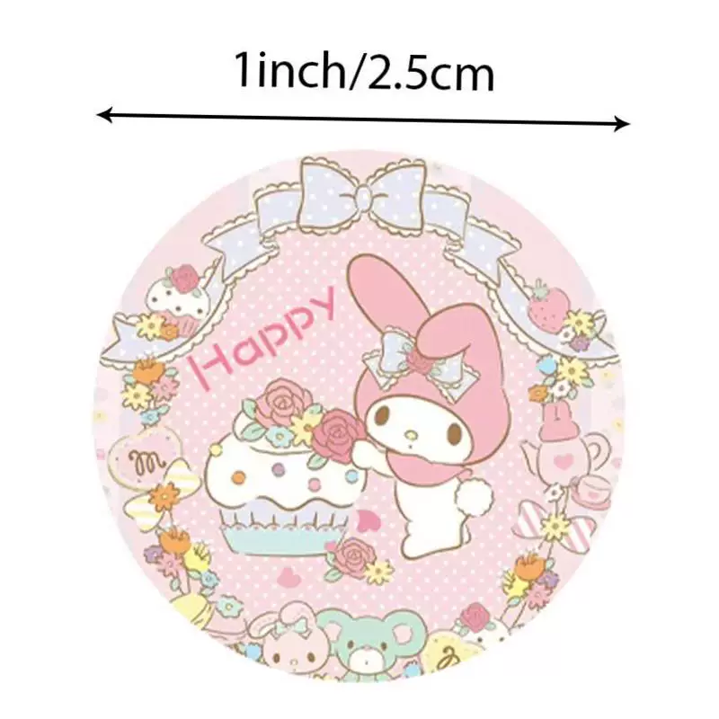 Наклейки Sanrio рулон Kuromi Cinnamoroll наклейки мальчик девочка
