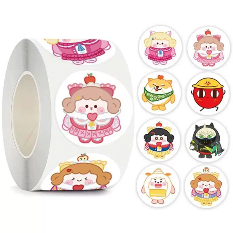Наклейки Sanrio рулон Kuromi Cinnamoroll наклейки мальчик девочка