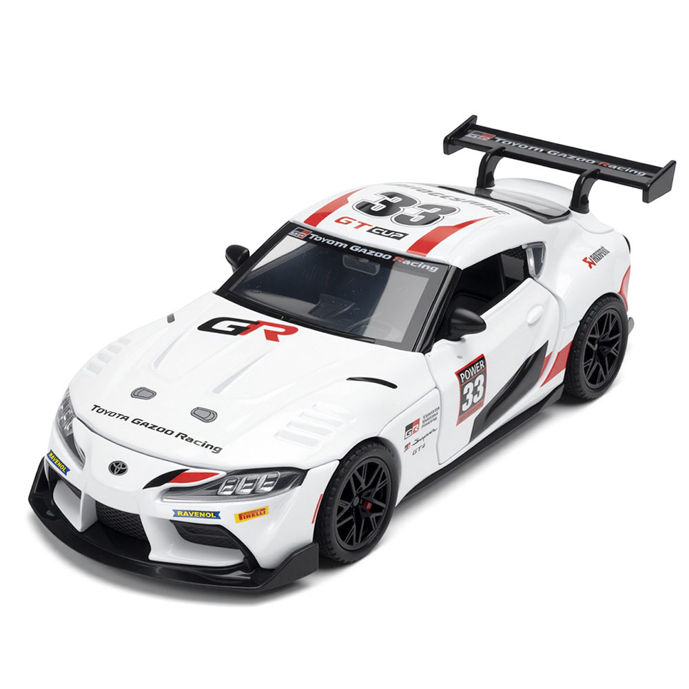 1:32丰田GTR4跑车合金小汽车模型摆件仿真收藏儿童小男孩玩具车模