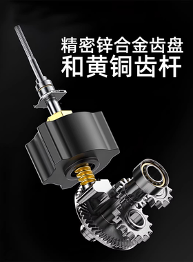 巨鳍王26年新款纺车轮金属路亚微物高速比鱼线轮海钓远投轮海竿轮