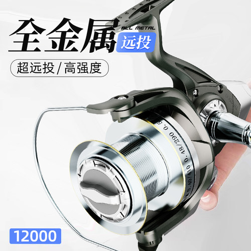 全金属纺车轮大物锚鱼轮