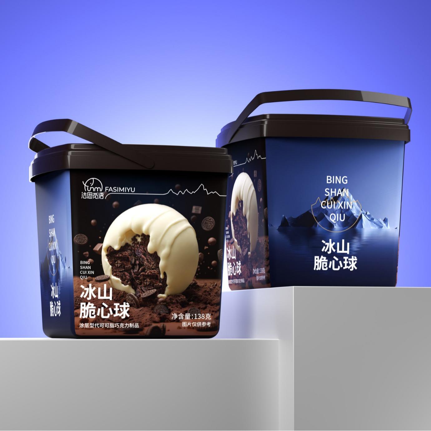 冰山脆心球巧克力麦丽素夹