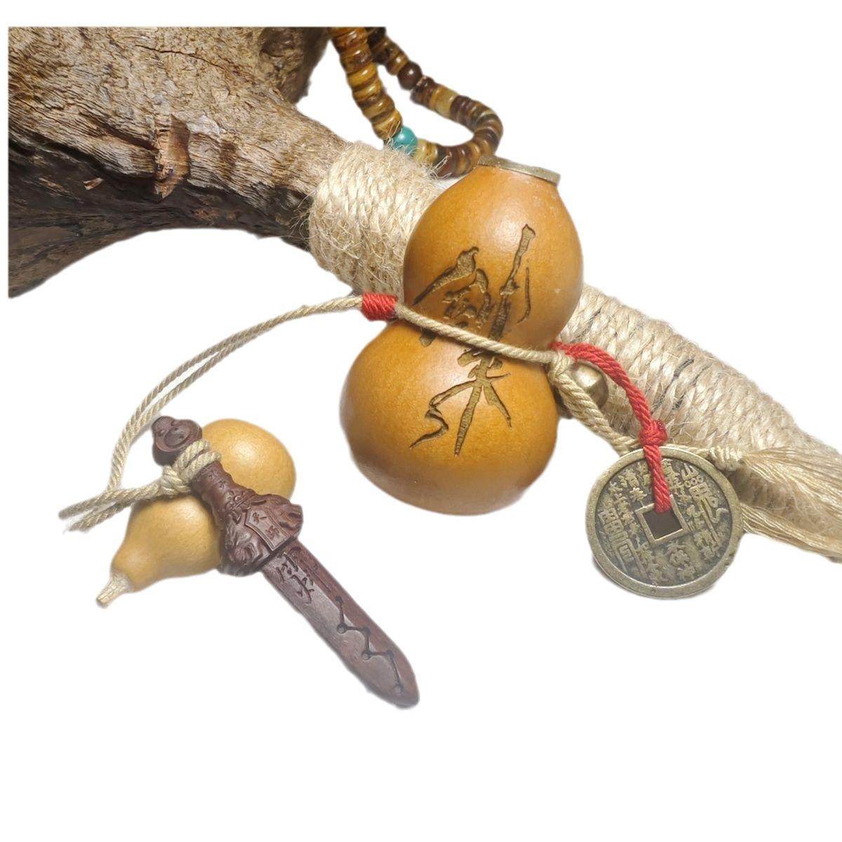 《剑来》陈平安同款养剑葫包浆复古葫芦雷击枣木剑雕刻手把件,特色手工艺,其他,淘宝优惠券,粉丝福利购,淘宝优惠卷