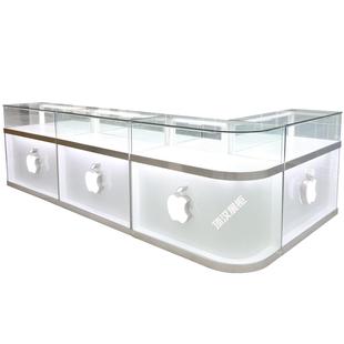 手机柜台新款商用体福彩珠宝产品店铺销售D制转角靠墙玻璃展示柜