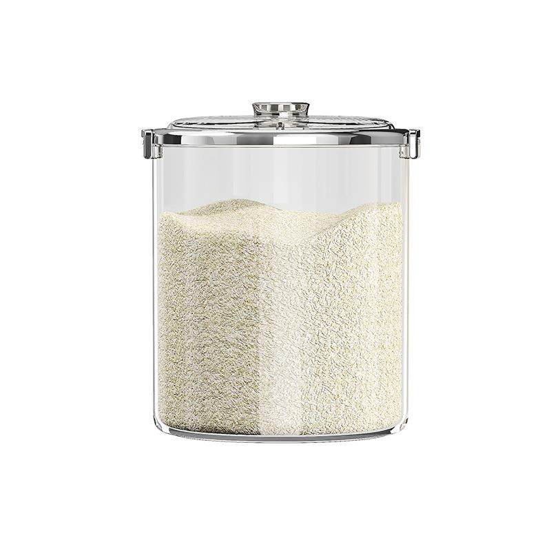 家用翻盖米桶透明防虫防潮密封米桶大容量五谷杂粮大米收纳储物罐,家装主材,米桶,淘宝优惠券,粉丝福利购,淘宝优惠卷