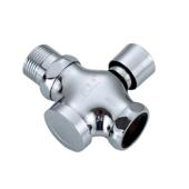 冲洗阀铜手按式 大便冲洗阀自闭型卫生间延时四通厂家