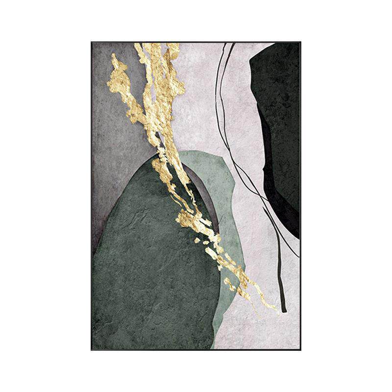 现简约客厅装饰画抽象沙发背景墙挂画肌理巨幅落地画玄关壁画