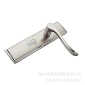 锁具锌合金门锁拉丝插芯锁金色木门卧室房间卫生间门锁防盗锁