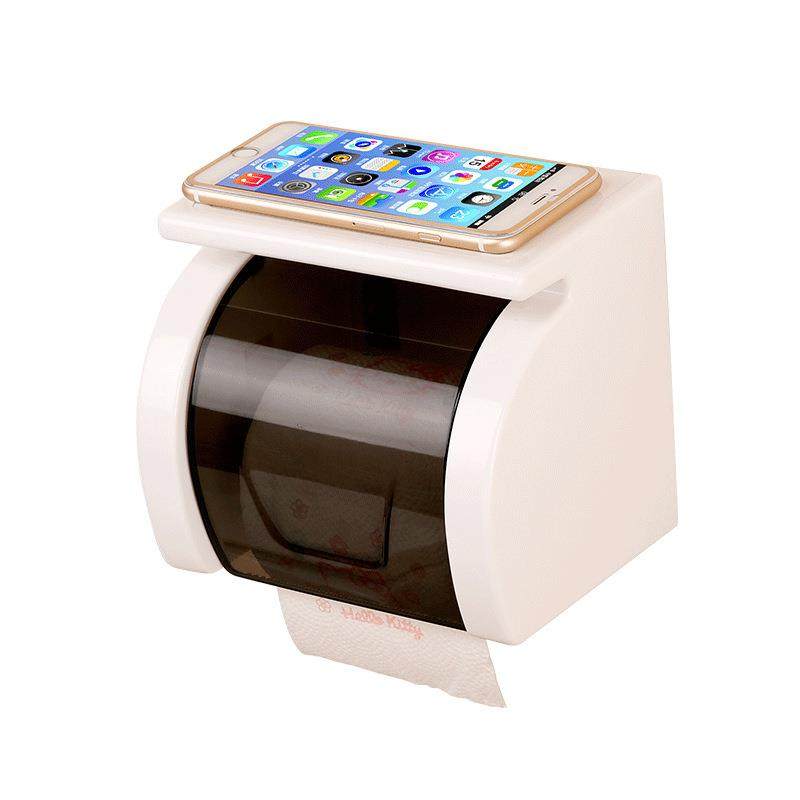 吸盘防水卷纸盒创意卷纸架卫生间免打孔塑料纸巾架5083,收纳整理,纸巾盒,淘宝优惠券,粉丝福利购,淘宝优惠卷