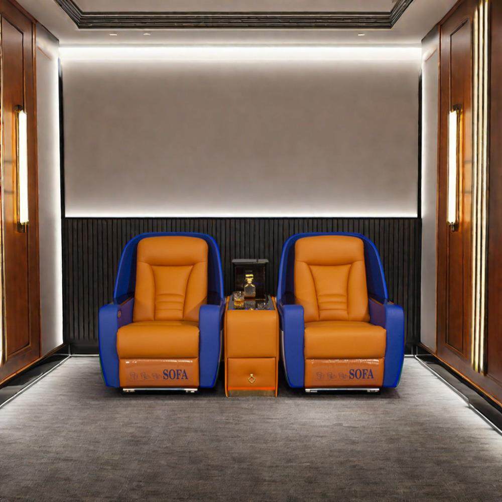 高端智能家庭影院沙发头等电动舱私人别墅影音室影视厅观影座椅