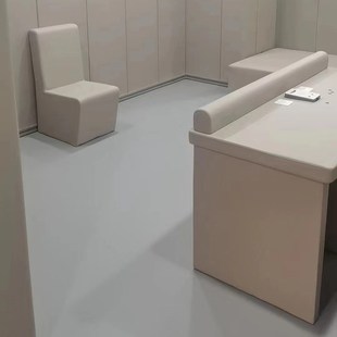 速发适用监狱看守所谈话室软包防撞桌子椅子留置室家具谈话桌皮革