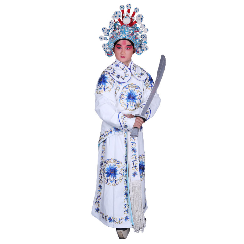 现货速发祥龙戏装团花箭衣 京剧戏曲服装舞台演出服装武生武将将