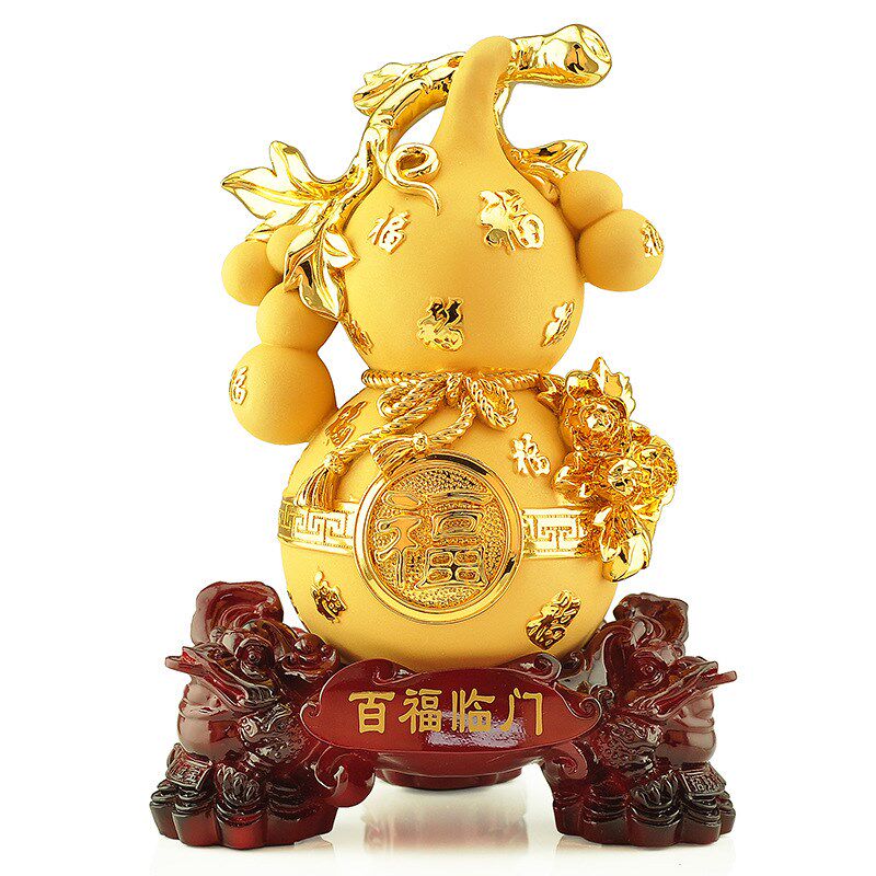 速发八方来财葫芦摆件家居饰品客厅酒柜办公室工艺品桌面摆设开业