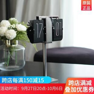 速发K自OL动翻页时钟客厅公房办书室简约风轻奢座钟挂表