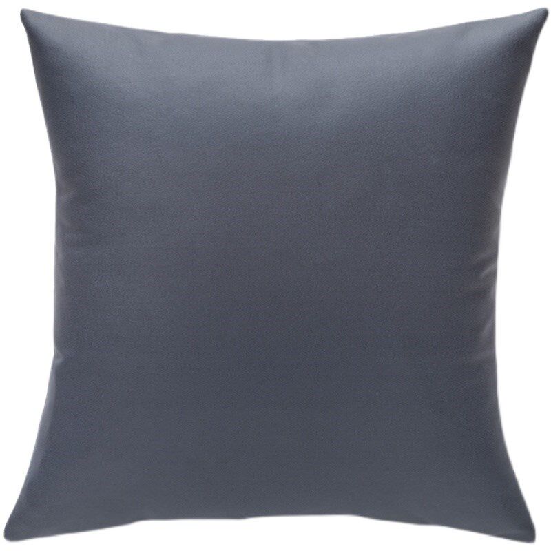 速发科技布简枕沙发咕臣抱约长方形靠厅靠枕套灰橙客垫轻奢腰枕定