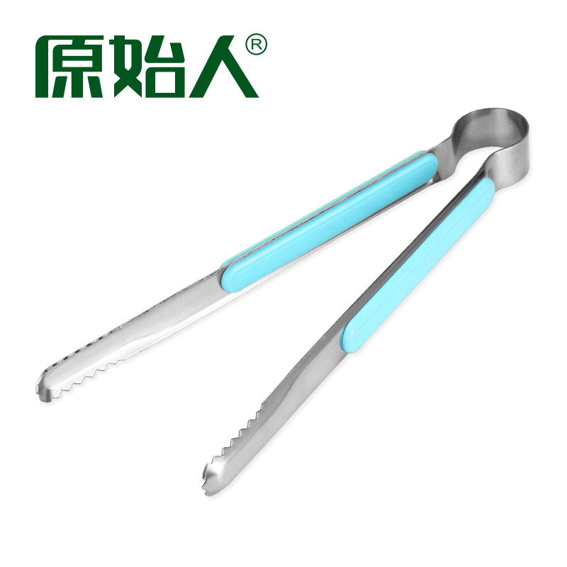 速发原始人户外家用烧烤工具钢式烤夹不锈韩夹用物器烧烤配件拾具