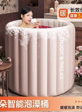 免安装自动充气泡澡桶可折叠浴桶成人洗澡桶家用身浴缸沐浴浴盆