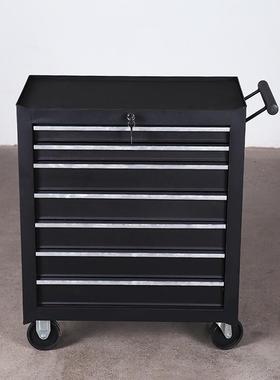 工业行家选手推多功能工具车七抽便携移动维修五金零件工具柜