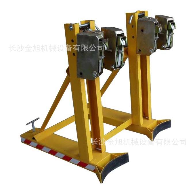 双油桶夹鹰嘴双夹机械叉车套两桶四夹450KG塑料桶铁桶DG1000E