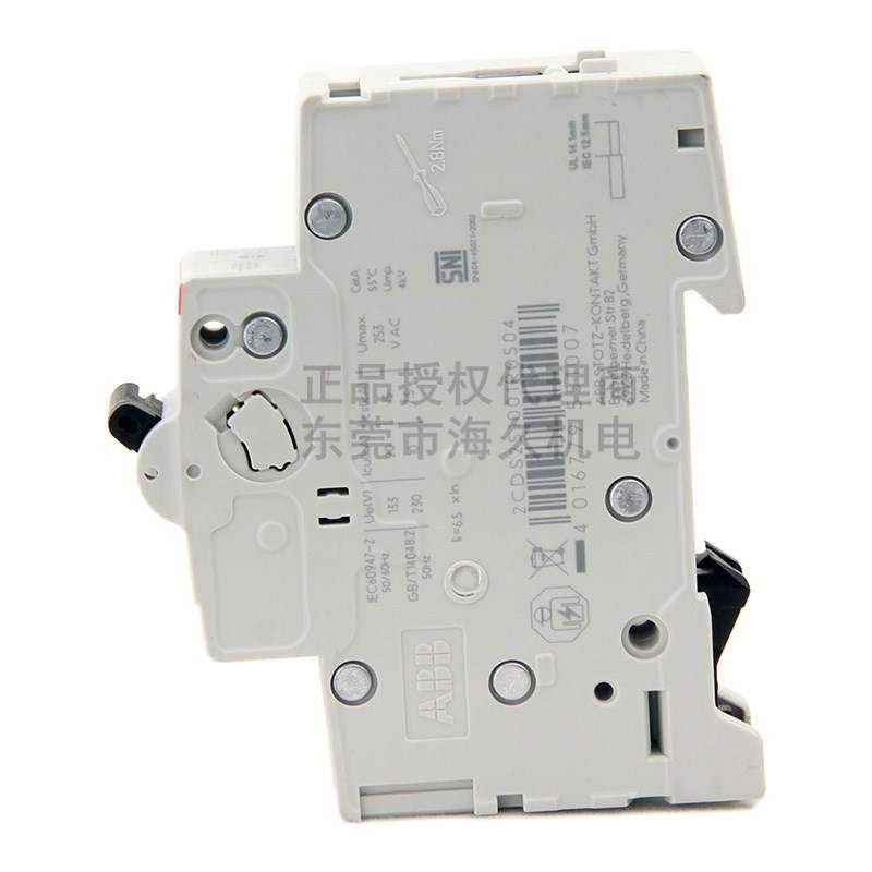 ABB低压开关S200系列微型断路器S201M-K3;2CDS271001R0317