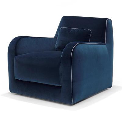 简约单人沙发椅客厅阳台弧形休闲椅网红款懒人家用设计师创意沙发