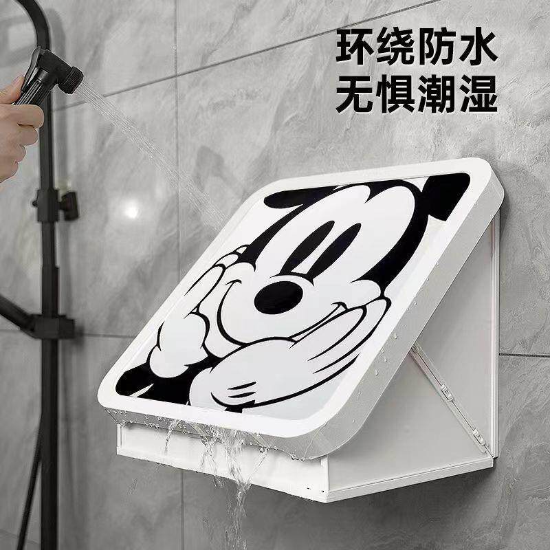 浴室壁画收纳箱卫生间放衣服防水免打孔壁挂折叠收纳柜赵之李