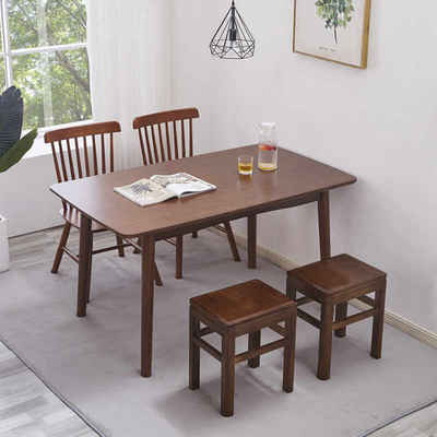 全实木四方凳子家用餐桌凳饭店餐厅椅子中式小板凳古筝凳可叠放