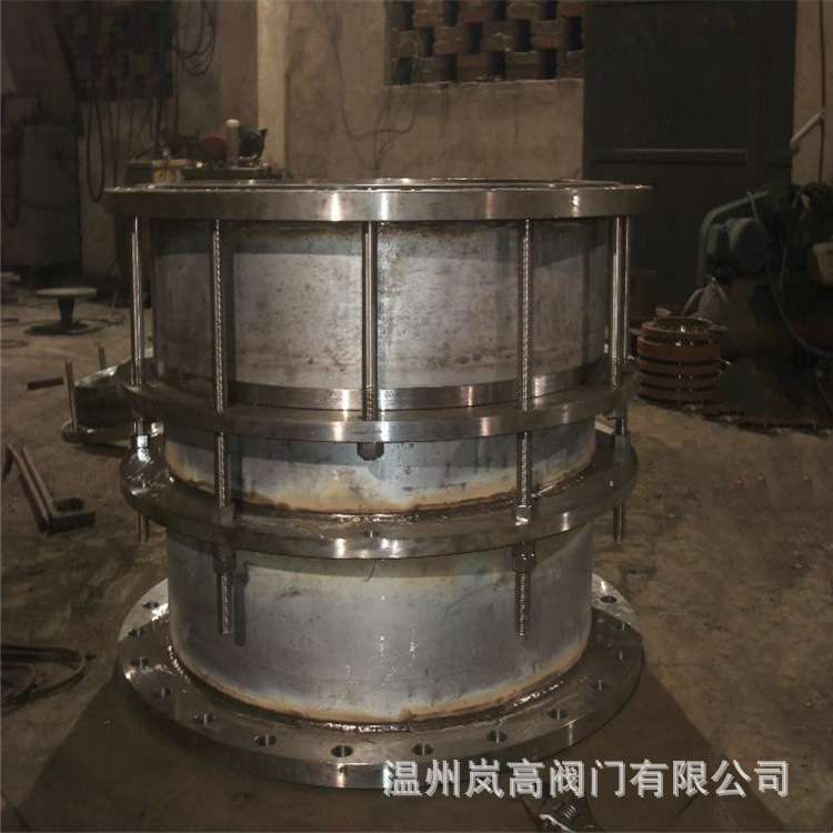 法兰连接 伸缩接头 双法兰式限位伸缩接头 不锈钢材质 DN125
