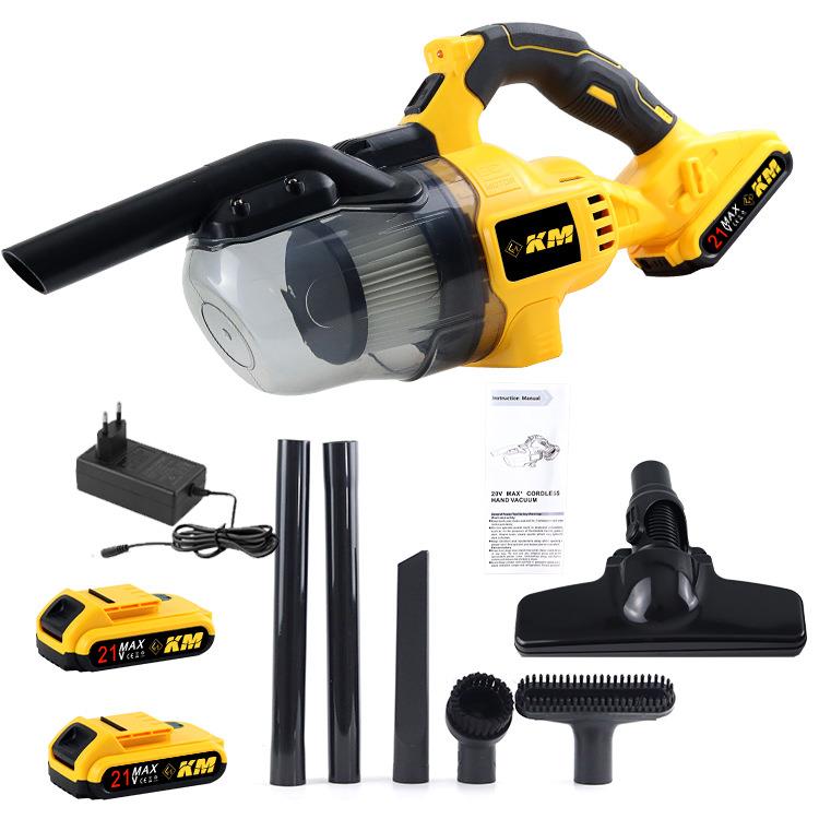 便携式无线充电吸尘器车载家用除尘器大功率手持汽车用强劲吹尘器