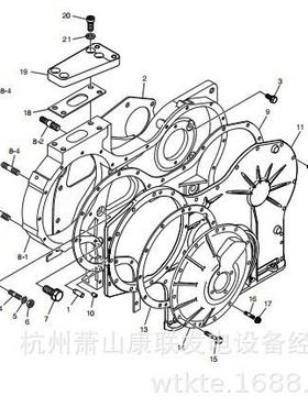 120305-00070法兰螺母NUTDP086TA/LA斗山