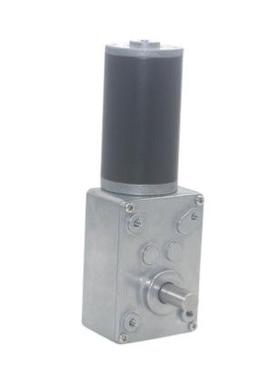 DC12V24V蜗轮蜗杆减速电机双轴5-470Rpm自锁可调速正反转电机