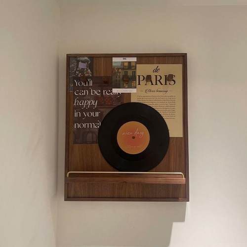 黑胡桃木电表箱遮挡弱电闸开关置物架中式电闸箱配电箱遮丑装饰画