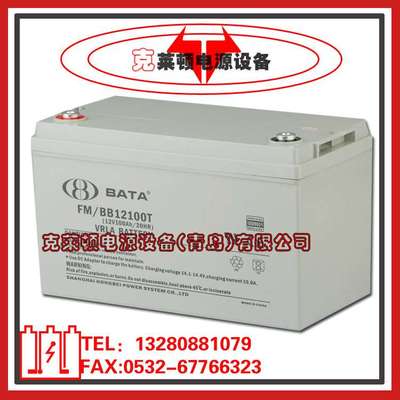 鸿贝BATA蓄电池FM/BB12100T供电应急系统（12V100AH）蓄电池