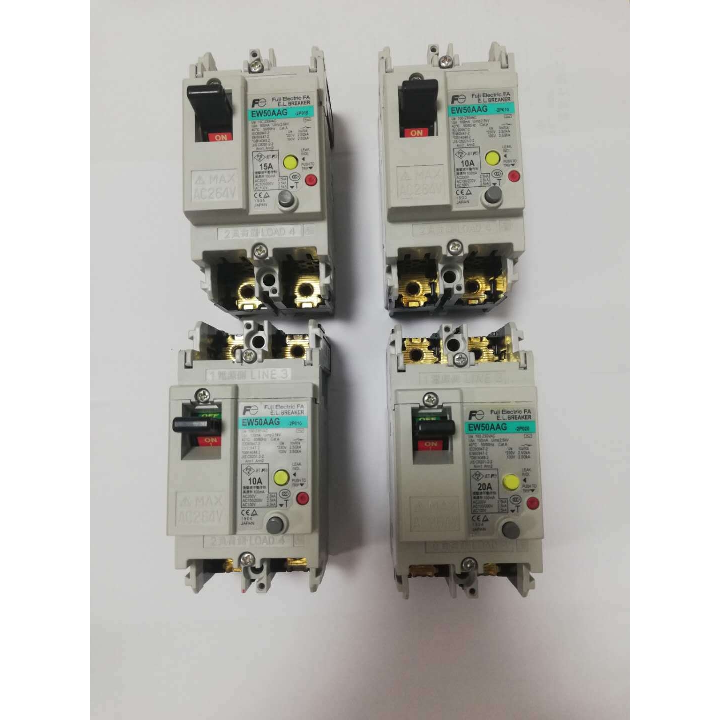 EW50AAG 2P 32A 30A富士漏电EW50AAG 2P 15A 20A 40A 50A 10A 5A